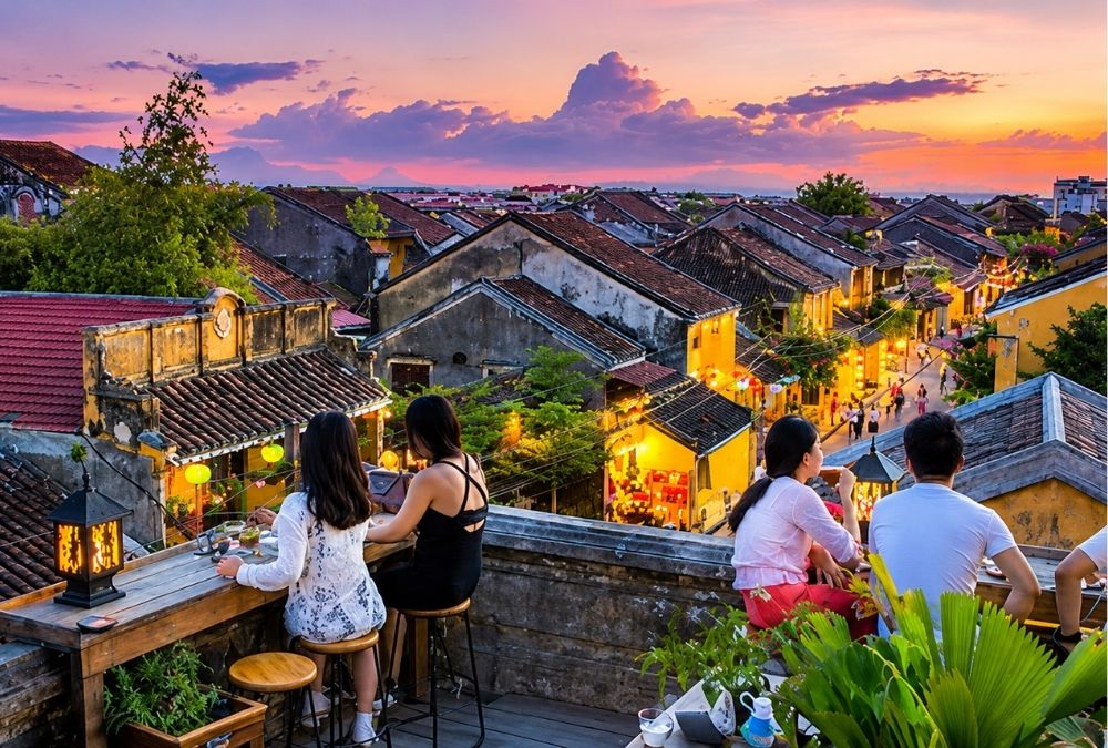 Rooftop view of Hoi An Old Town from Faifo Coffee (Source: Tripadvisor)