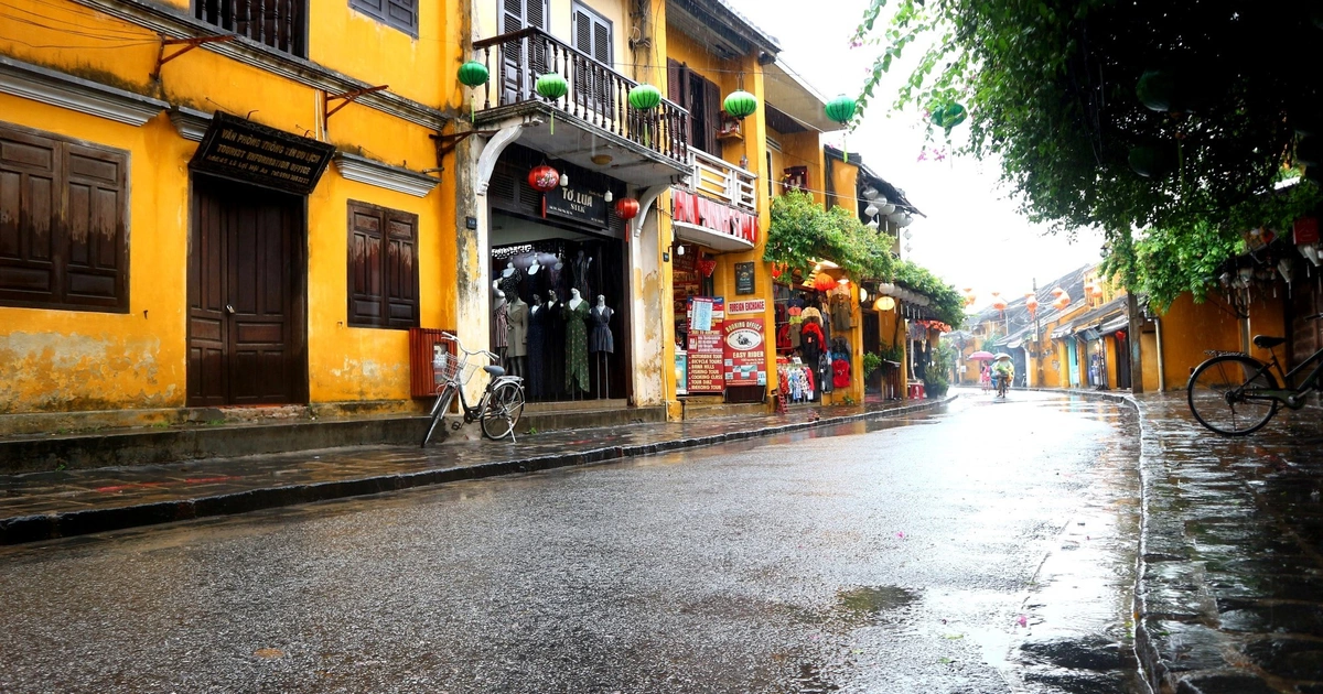 Hoi An during rainy season (Source: Dan Tri)