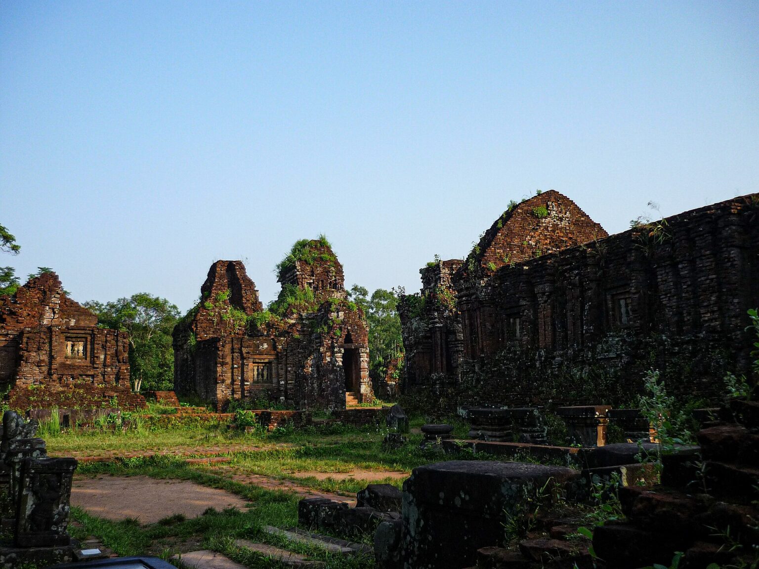 Temple towers at My Son Sanctuary
